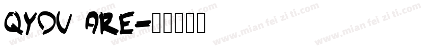 QYou are字体转换